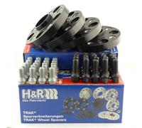 H&R Élargisseur de voie B40556654 – 40 mm Noir – 5x112 M14x1,5 Moyeu 66,5 mm
