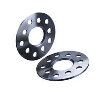 H&R Set d'espaceurs de roues Système-DR 14 mm par essieu 5x114,3 Moyeu 66,0 mm M12x1,5 Noir