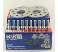 H&R Réhausse de Voie 6 mm Argent Pour A2 A3 TT Ibiza Toledo Leon Golf Bora
