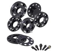 H&R Set des espaceurs de roues Système-DR 16mm par essieu - Cartouche de boulon 4x100 - Moyeu 57,1mm - Taille de boulon M12x1,5 - compatible avec Volkswagen/Seat - Noir