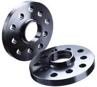 H&R Set des espaceurs de roues Système-DR 20mm par essieu - Cartouche de boulon 5x112 - Moyeu 57,1mm - Version A - Taille de boulon M14x1,5 - compatible avec Seat/Skoda/Volkswagen/Audi/Cupra - Noir