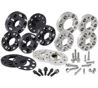 H&R Set des espaceurs de roues Système-DR 40mm par essieu - Cartouche de boulon 5x112 - Moyeu 66,5mm - Taille de boulon M14x1,25 - compatible avec BMW/Toyota/Mini, Argent