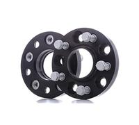 H&R Set des espaceurs de roues Système-DRA 40mm par essieu - Cartouche de boulon 5x120 - Moyeu 72,5mm - Taille de boulon M12x1,5 - compatible avec BMW - Noir