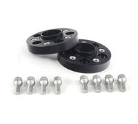 H&R Set des espaceurs de roues Système-DRA 70mm par essieu - Cartouche de boulon 5x112 - Moyeu 66,5mm - Taille de boulon M15x1,25 - compatible avec Mercedes - Noir