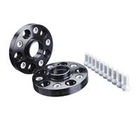 H&R Set des espaceurs de roues Système-DRA 80mm par essieu - Cartouche de boulon 5x120 - Moyeu 74,0mm - Taille de boulon M12x1,5 - compatible avec BMW - Noir