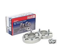 H&R Set des espaceurs de roues Système-DRM 60mm par essieu - Cartouche de boulon 6x139,7 - Moyeu 110,0mm - Taille de boulon M12x1,5 - compatible avec Ssang-Yong