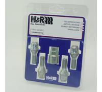 H&R Verrous De Jante Ensemble M12x1,5x26mm Conique 1252601KEY4|1