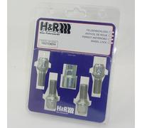 H&R Verrous De Jante Ensemble M14x1,5x27mm Boule 1452703KEY4|5