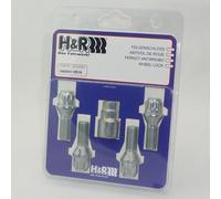 H&R Verrous De Jante Ensemble M14x1,5x28mm Conique 1452801KEY4|2