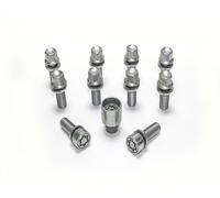 H&R Vis De Roue + Boulons De Verrouillage 1SET Argent M14x1,5x36 R13 10.9