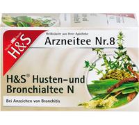 H&S Arzneitee Nr. 8 Tisane contre la toux et les bronches N, 20 pces. Sachets filtres