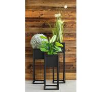 Home&Styling Pot de Fleurs sur Pied Jardinière Présentoir à Fleurs pour Balcon Support pour Plantes Bac à Fleurs Terrasse Jardin 70 cm