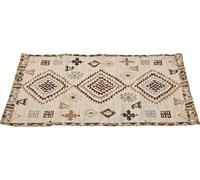 H&S Decoration | Tapis en coton - 90x60 cm - Motif ethnique - Stylé et facile d'entretien