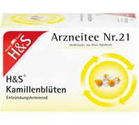 H&S Fleurs de camomille tisane n° 21, 20 pcs. Sachets filtres