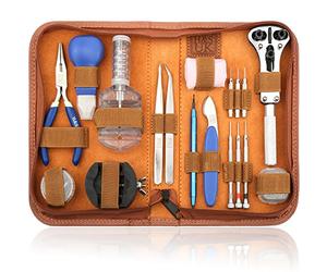 H&S Réparation Montre Outils Professionnel 147pcs Montre Kit Outil de Remplacement des Piles Montre Bracelet Outil de Remover Métal Outil de Réparation pour Bracelet de Montre