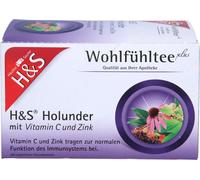 H&S Sureau avec vitamine C et zinc, 20X2.5 g FBE
