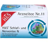 H&S Tisane pour le sommeil et les nerfs n° 11 sachets filtres, 20 pcs. Sachets-filtres