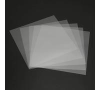 H&W Lot de 20 feuilles de fer à repasser en plastique transparent