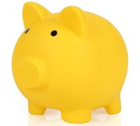 H&W Mini Tirelire pour Garçons,Tirelire incassable Jaune, Meilleur Cadeau d'anniversaire et