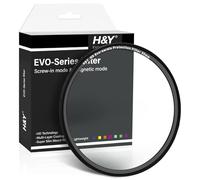 H&Y Evo Filtre UV, Filtre de Protection pour Objectif de 95 mm avec Double Fixation à vis et magnétique 2 en 1, Transmission de la lumière de 99,6%, Verre Optique HD Multicouche