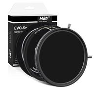 H&Y EVO Series Filtre à densité neutre variable ND3-1000 avec CPL Verre optique Noir 77 mm