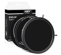 H&Y ND Variable 82 mm Filtre à densité neutre ND3-1000 VND et CPL 2 en 1 magnétique avec anneau adaptateur, série EVO
