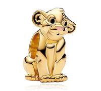 H.ZHENYUE Abalorio Charm 925 Perles En Argent Sterling King of Lion pouravec Zircone, Breloque Compatible Européen Bracelets Collier,fête des mères Anniversaire Cadeau de Bijoux de Noël les Filles