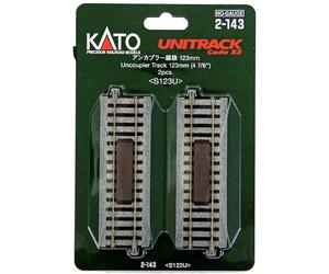 (H0) Kato Unitrack 2-143 Rail dételeur 123 mm 2 pc(s)