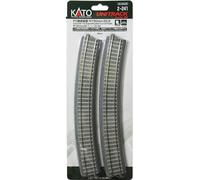 (H0) Kato Unitrack 2-241 Rail courbe 4 pc(s)