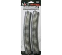Kato 2-242 Rail Courbe / Curve Track Concrete Tie Easment R730 22.5° 2pcs - HO