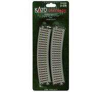 (H0) Kato Unitrack 2-270 Rail Courbe 4 pc(s)