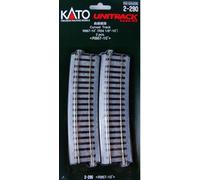 (H0) Kato Unitrack 2-290 Rail courbe 2 pc(s)