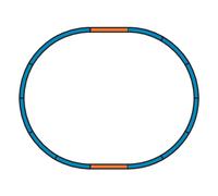 (H0) Voie A Piko 55300 Coffret de complément 1 set