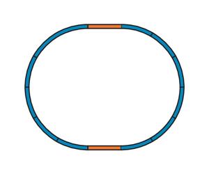 (H0) Voie A Piko 55300 Coffret de complément 1 set