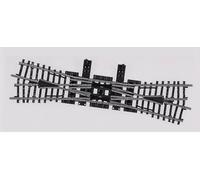 Traversée-jonction, double Longueur: 225 mm Rayon:902.4 mm 14.43 ° Märklin 2275 1 pc(s)