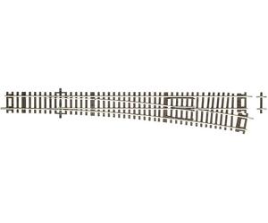 (H0) Voie Rocoline (sans ballast) 42491 Aiguillage, à droite 345 mm 1 pc(s)