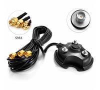 H00CS Câble d'extension d'antenne 3 m 3 x SMA avec support magnétique pour carte PCI WiFi routeur Bluetooth antenne Wi-Fi