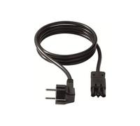 H05VV-F 3G - Rallonge de câble d'alimentation - power CEE 7/7 (F) pour power CEE 7/7 (M) - CA 250 V - 4 m - moulé, connecteur coudé - blanc -