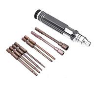 H1.5 H2.0 H2.5 H3.0 8 en 1 Jeu de tournevis en alliage 8 en 1 Kit de réparation de modèle hexagonal pour voiture RC drone avion