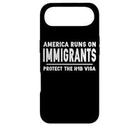 H1-B Skilled Worker H1B Visa Pro Immigrant Rights Coque pour iPhone Air