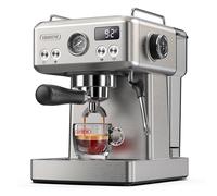H10A Argent - Machine à café expresso semi-automatique à température réglable 20 bars
