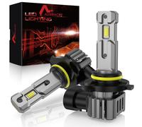 H11 H9 H8 LED Ampoules, 30000LM 6500K Lumière Blanche Froide 500% de Luminosité, Ampoule de Phare H11 LED Feux de Croisement/Feux de Route/Brouillard, 1:1 Mini Taille, Plug and Play, 2 Pièces