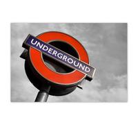 H1137M_TV5BL Papier peint intissé Motif métro de Londres 104 x 70 cm