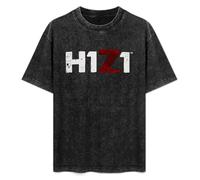 H1Z1 King of The Kill Mens Unisex T-Shirt Graphic Print Top Black Tee L
