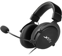 H2, Casque Gaming Pro, Optimisé Pour L'Esport Coussinets Extra Larges Avec Mousse à Mémoire De Forme, Microphone Amovible, Câble Tressé, Noir