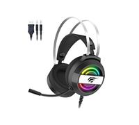 GAMENOTE H2026d Casque gamer avec micro et retro éclairage RGB pour PC & consoles - Haut-parleur 50mm - Contrôle du volume G