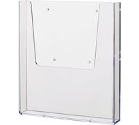 [H2350202] helit Porte-brochures mural format A4, transparent (L)225 x (P)39 ...