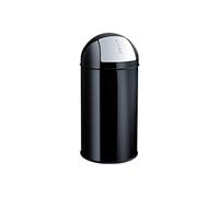 h2401495 poubelle en métal noir 50 l