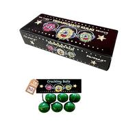 h2i Boules Craquantes | 72 pièces | Amusement de fête pour petits et grands | Pour le réveillon du Nouvel An, Halloween et cadeaux de fête | Feux d'artifice pour enfants et adolescents | k | Feux