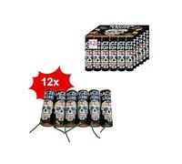 h2i Color Spinner - Toupies au sol | 72 pièces | Fun de fête pour petits & grands | Pour le Nouvel An, Halloween & cadeaux de fête | Feux d'artifice enfants & jeunes | Toute saison Cat. F1